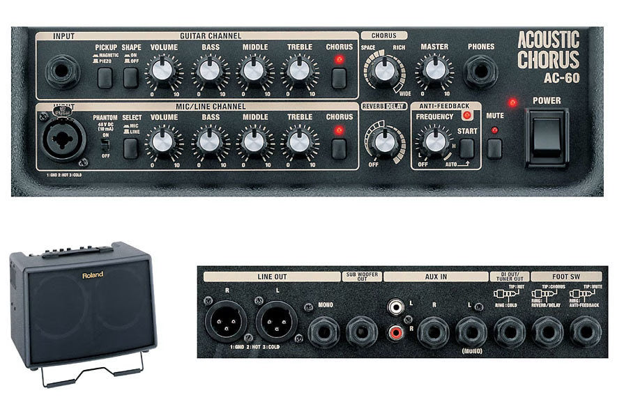 Roland AC-60 Stereo Chorus Black Akustikverstärker