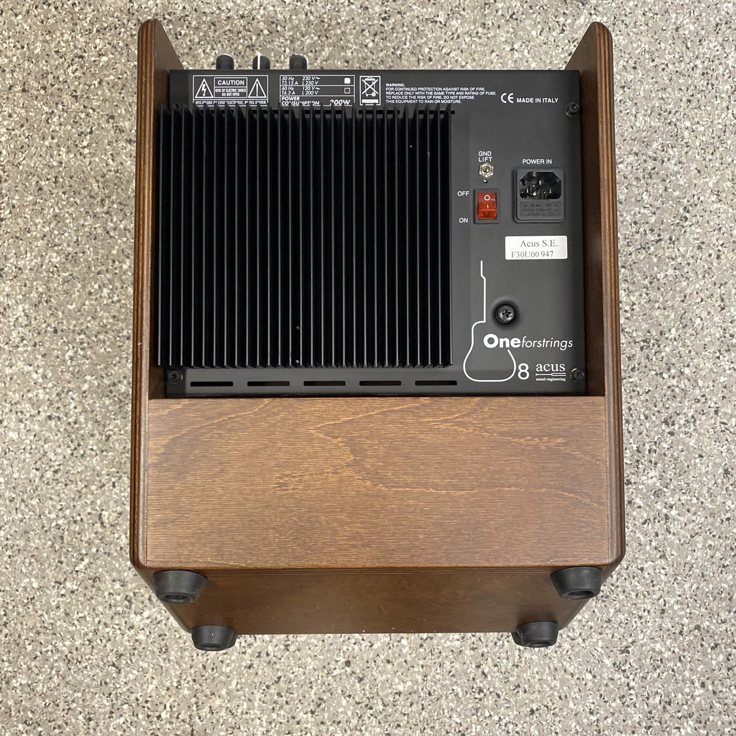 ACUS OneForStrings 8 Simon 200 Watt Acoustic Monitor Made in Italy