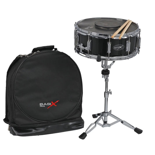 BASIX Snaredrum Set inkl. Ständer & Rucksack