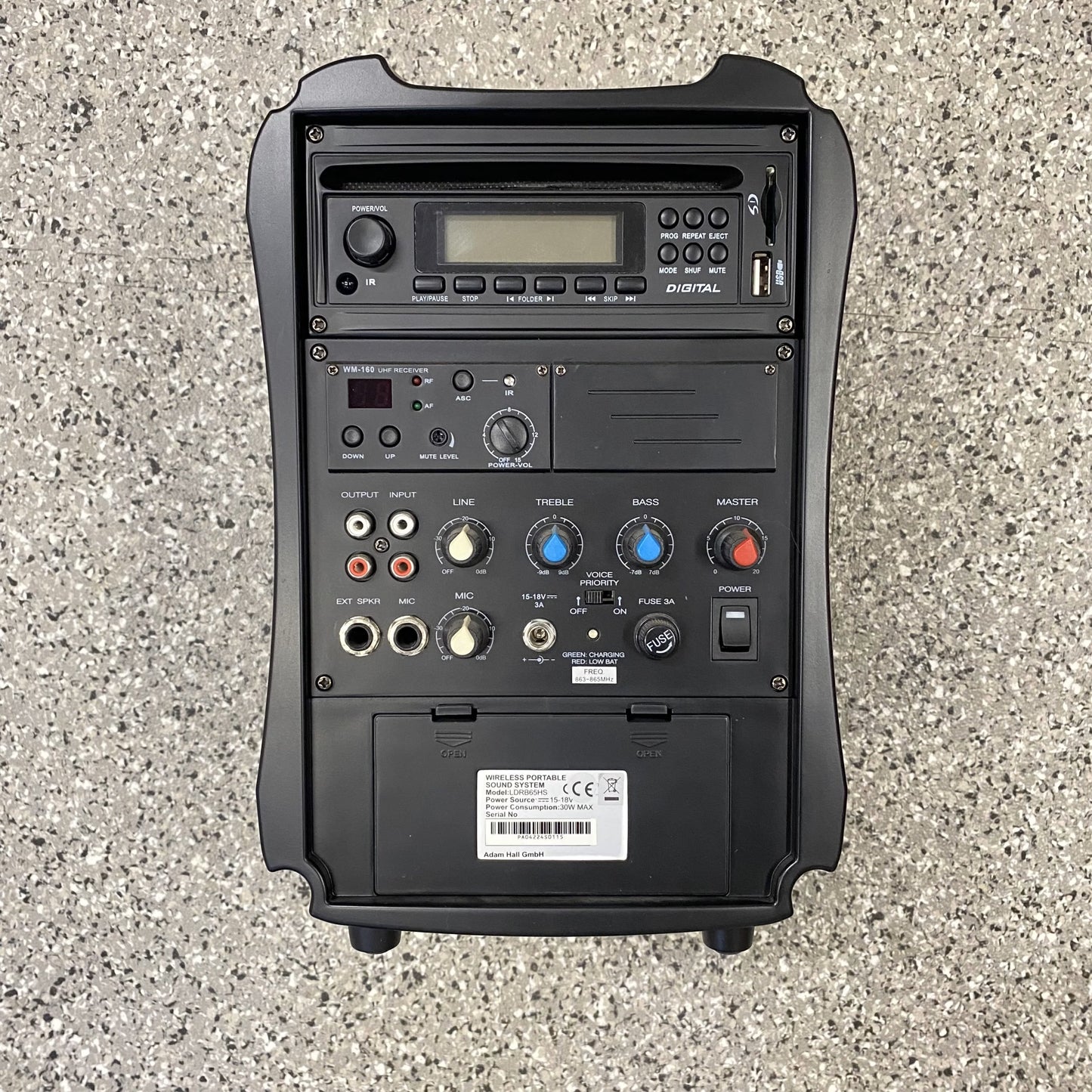 LD Systems Roadboy 65HS Akku Klein PA mit CD & USB & Headset & Handmikrofon