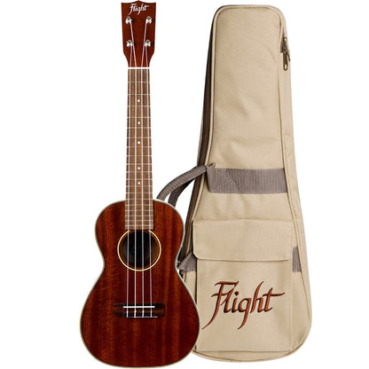 FLIGHT MUS-2 vollmassive Sopran Ukulele im Vintage Style