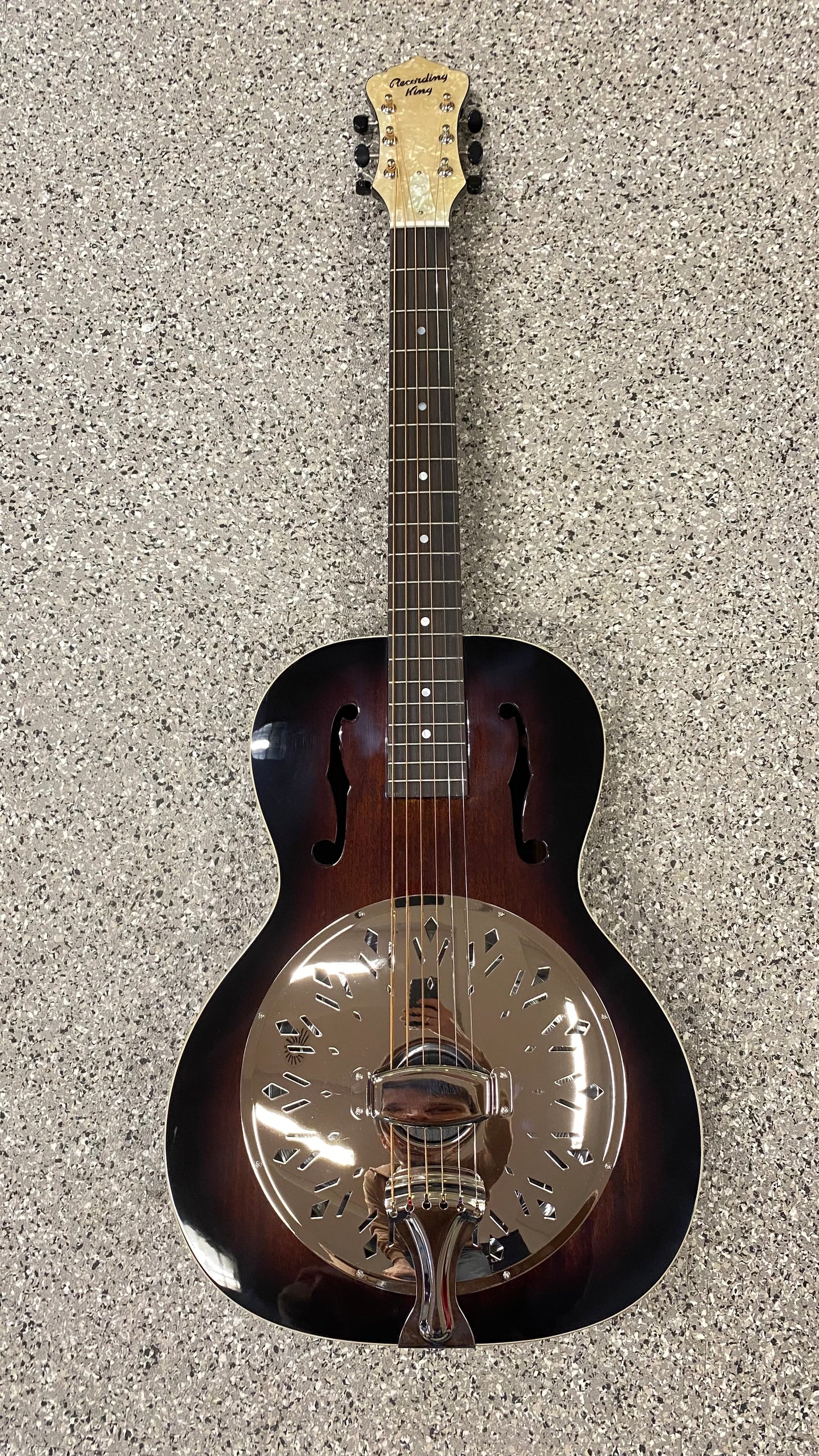 RECORDING KING RR-41-E VS Resonator Gitarre mit Tonabnehmer